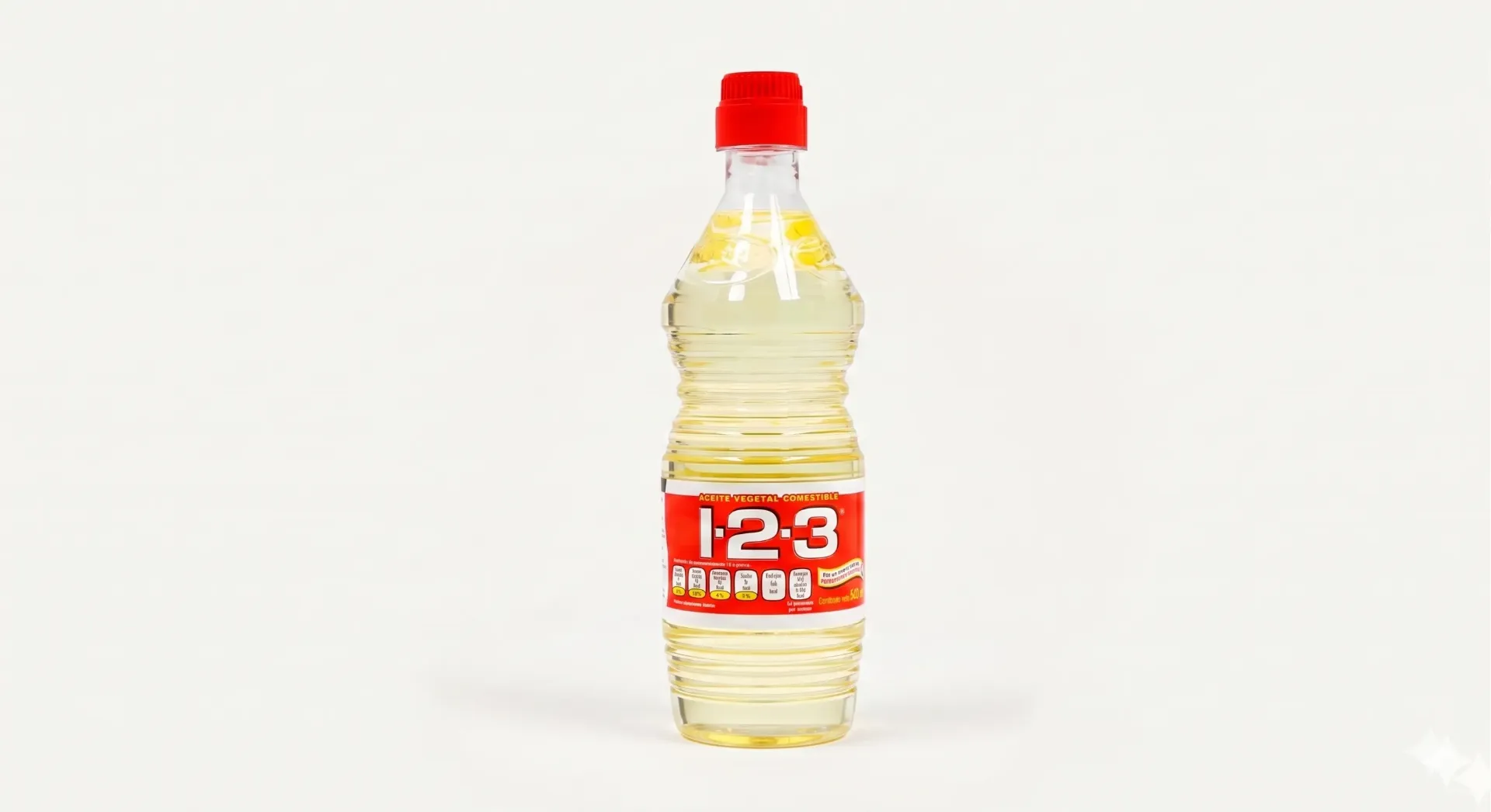 [Aceite Comestible 1 2 3 Vegetal 500 Ml] Aceite Comestible 1-2-3 500 ml